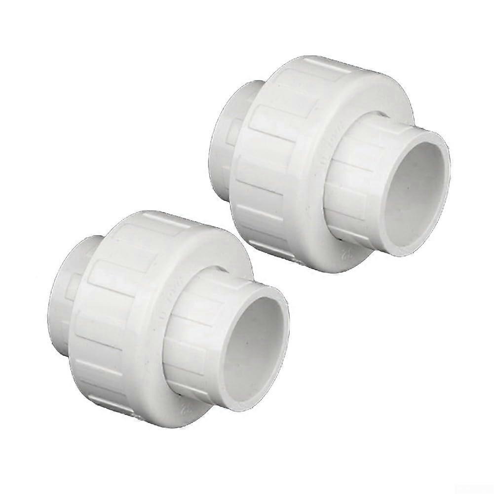 32mm PVC Pipe Connector Union Fitting for Plumbing Water Supply, Durable PVC Construction
