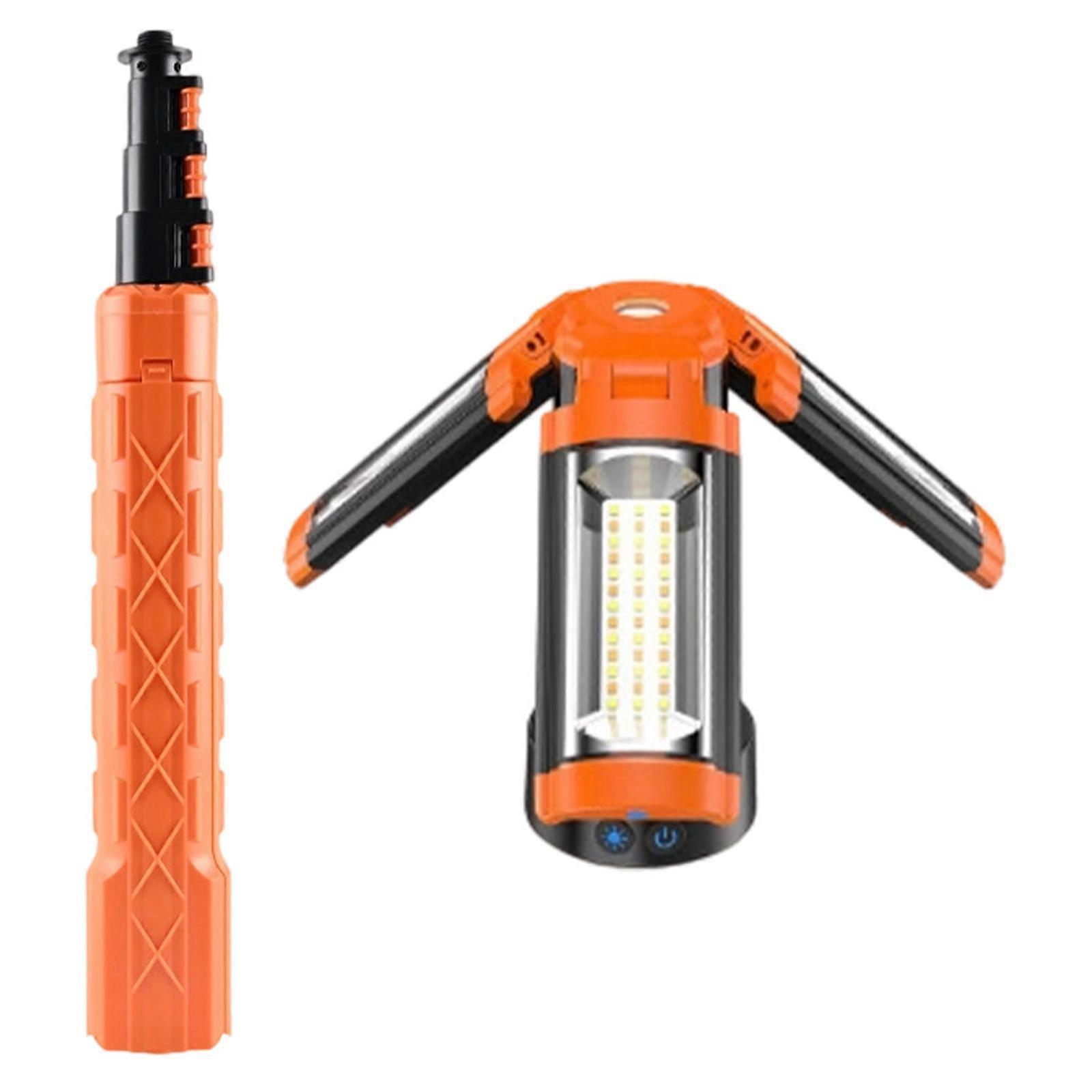 Professional LED Work Light Featuring USB Charging And Magnetic Base For Job Sites Multicolor