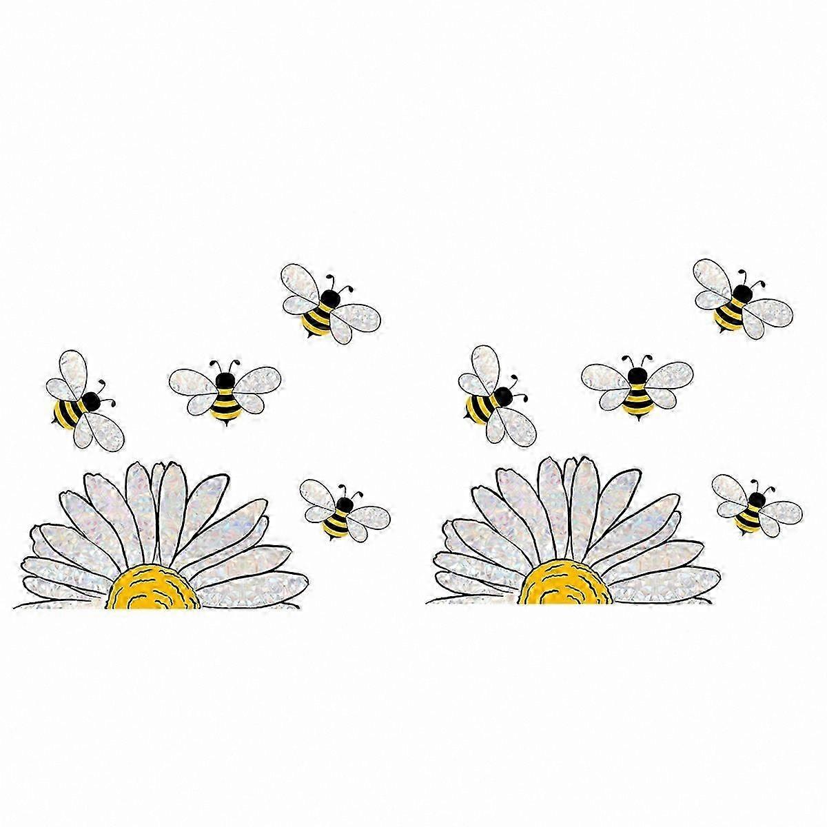 Cute Bee Window Decal Sticker, Glass Decoration