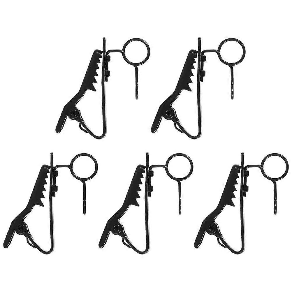 5pcs Lavalier Microphone Lapel Clips Mic Clips Replacement Microphone Fixing Clips for Suit Collar