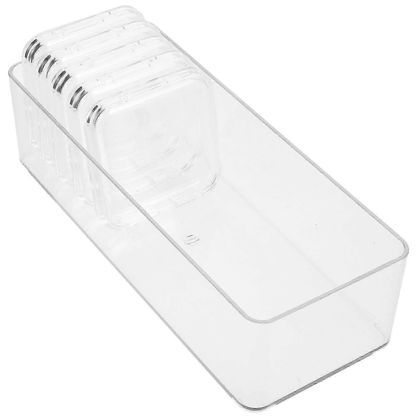 Transparent Badge Display Box for Storage with Acrylic Button Badge Case