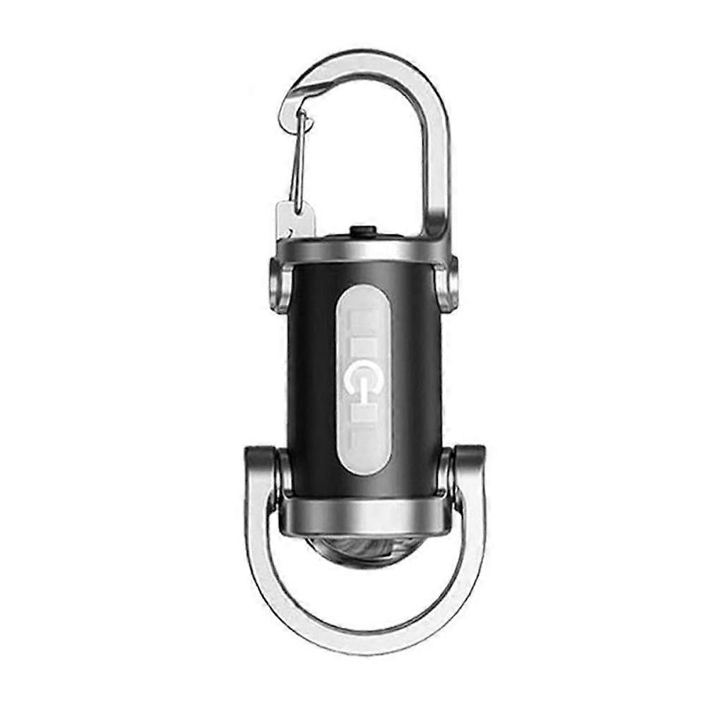 Rechargeable LED Keychain Flashlight 1200LM Super Bright IPX4 Waterproof TypeC Camping Torch