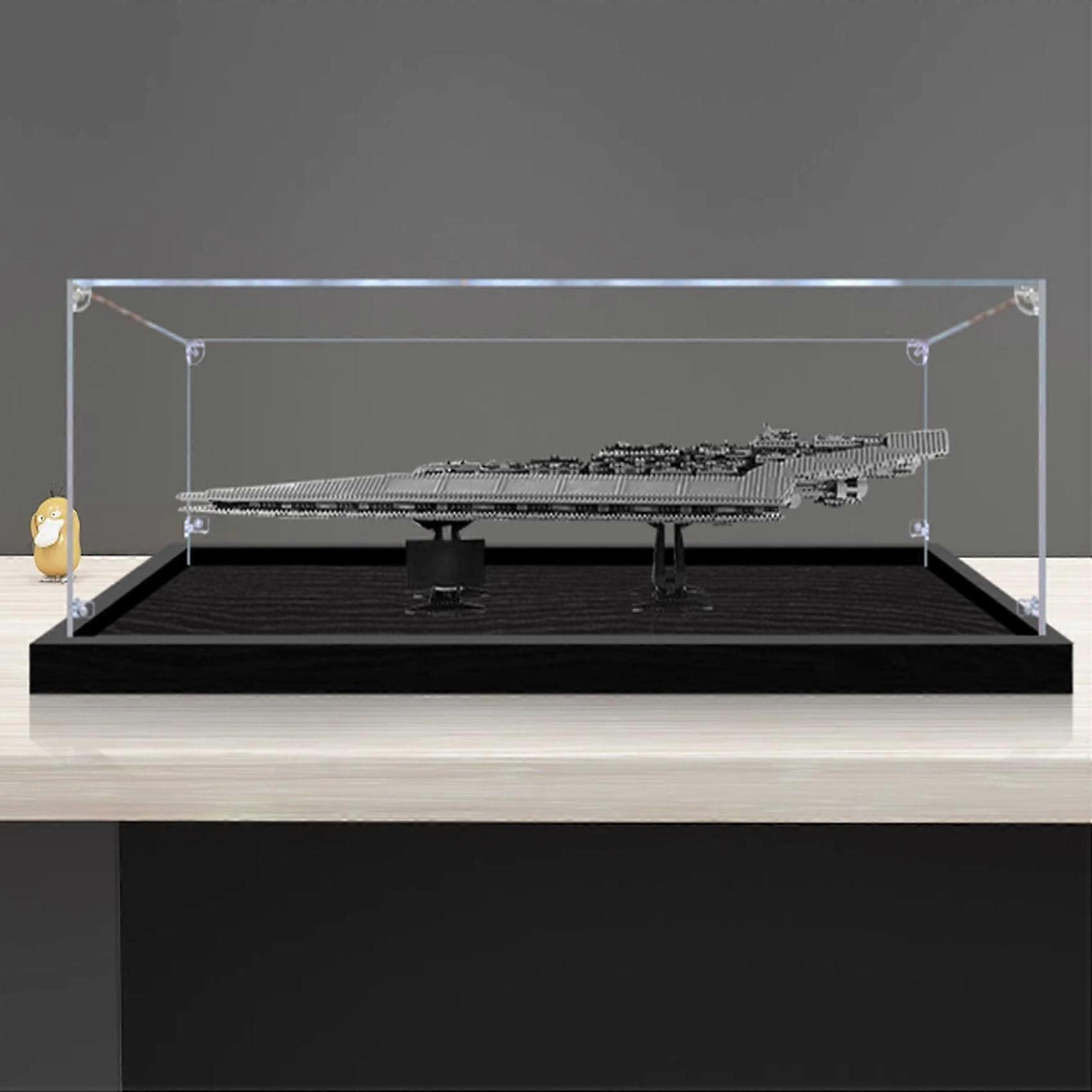 Acrylic Display Case Clear Dustproof Showcase Tool Assembly (2mm) for  10221 Star Destroyer