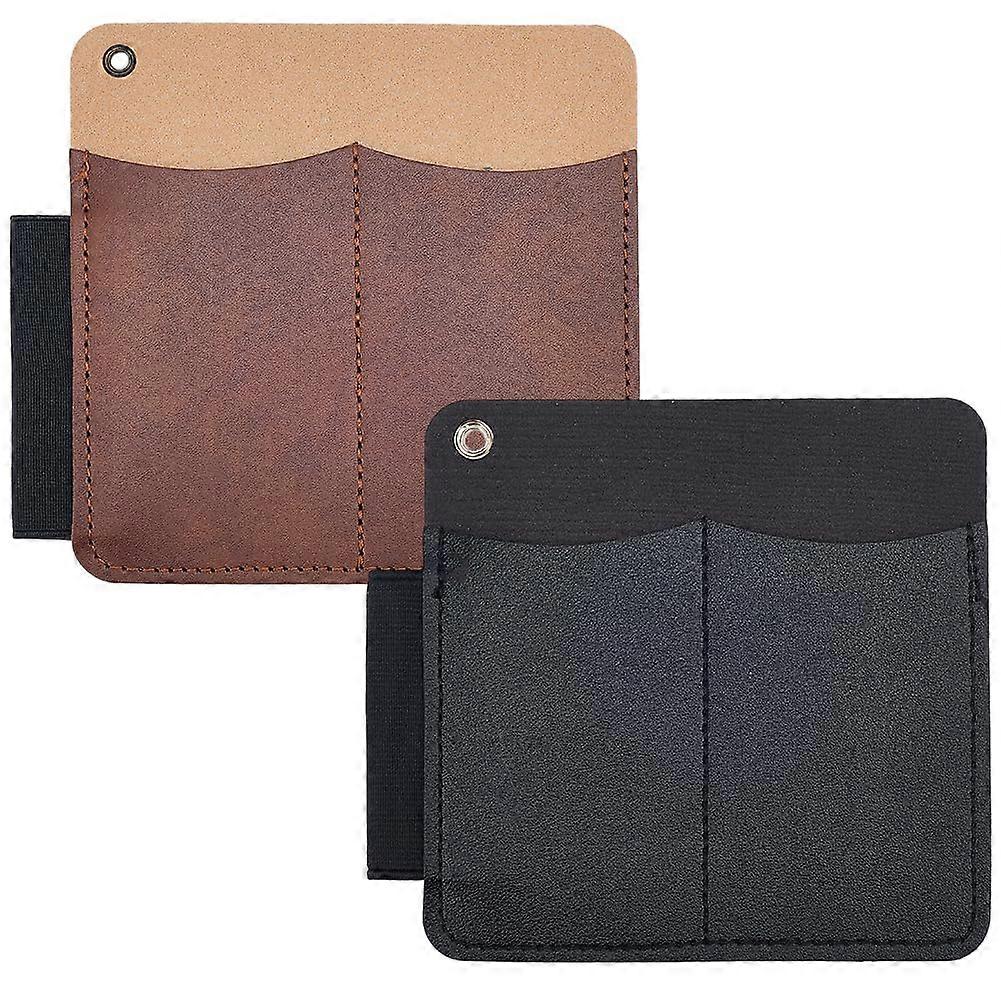 EDC Leather Multitool Sheath with Belt Clip, PU Tool Pouch Organizer for Camping Hiking