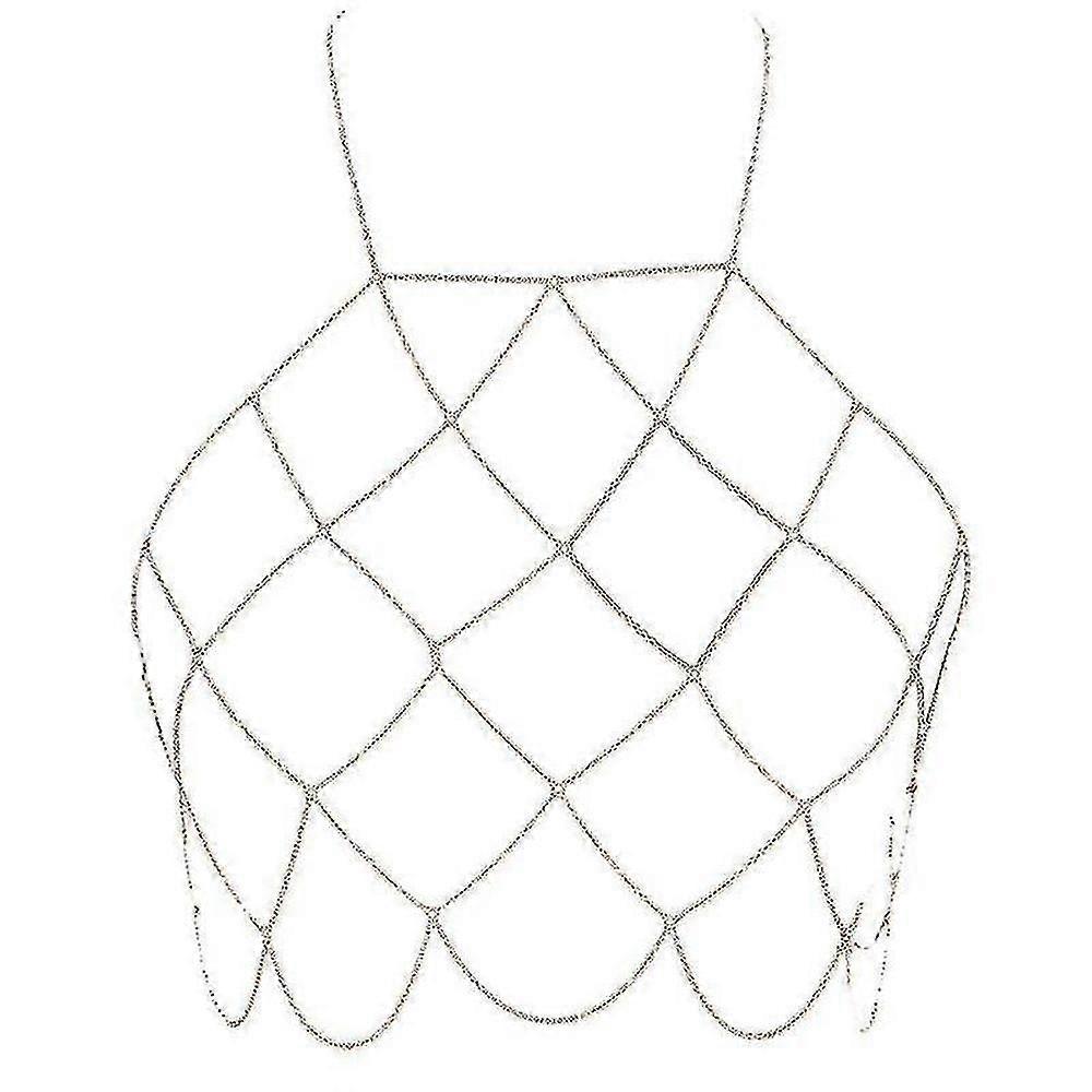 Women's Halter Necklace Body Chain with Adjustable Clasps