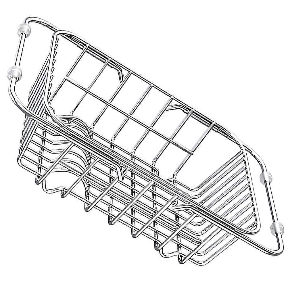 Expandable Stainless Steel Dish Drainer Rack for Kitchen Use