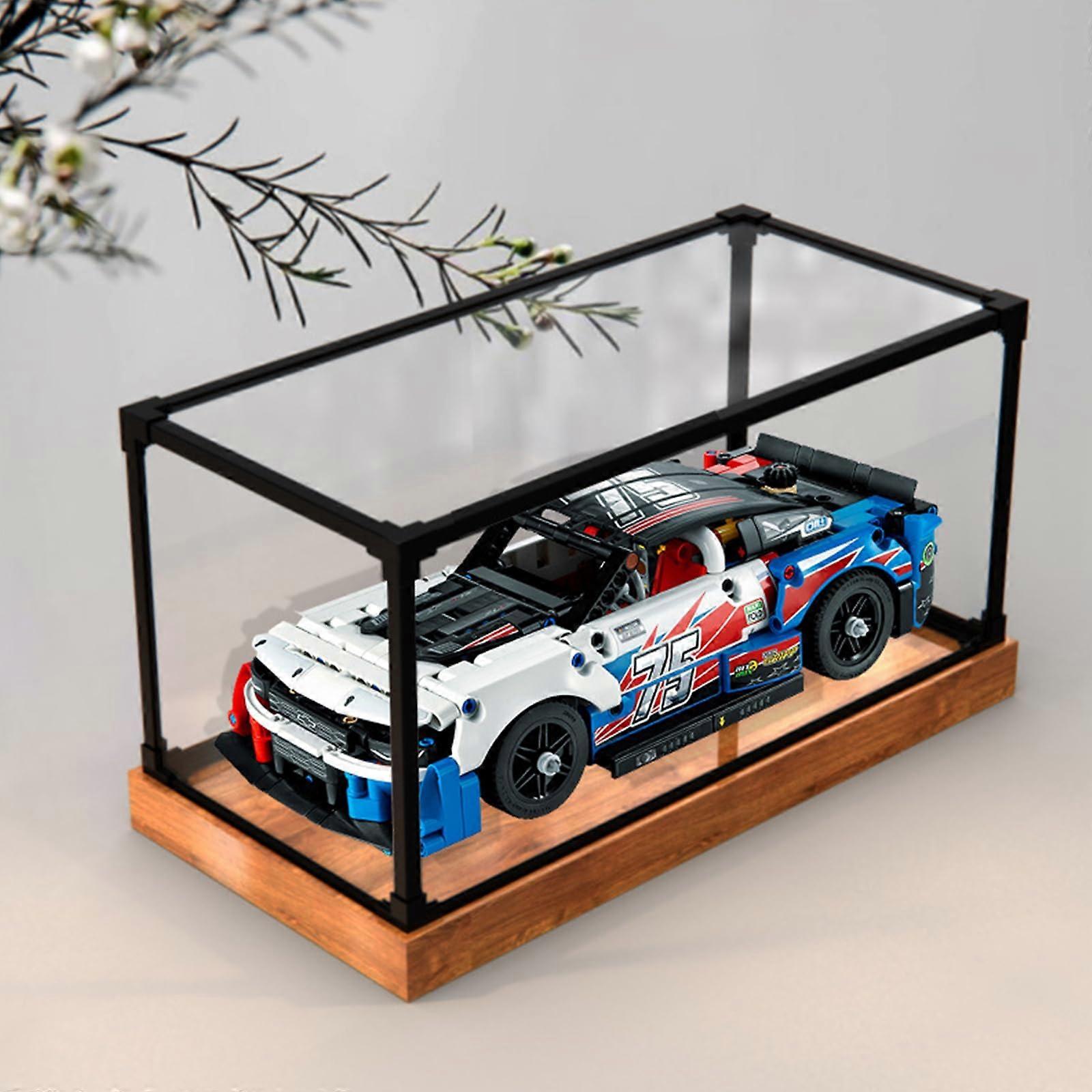 Acrylic Dustproof Display Box for  42153 Racing Car Model, Clear Protective Storage Case