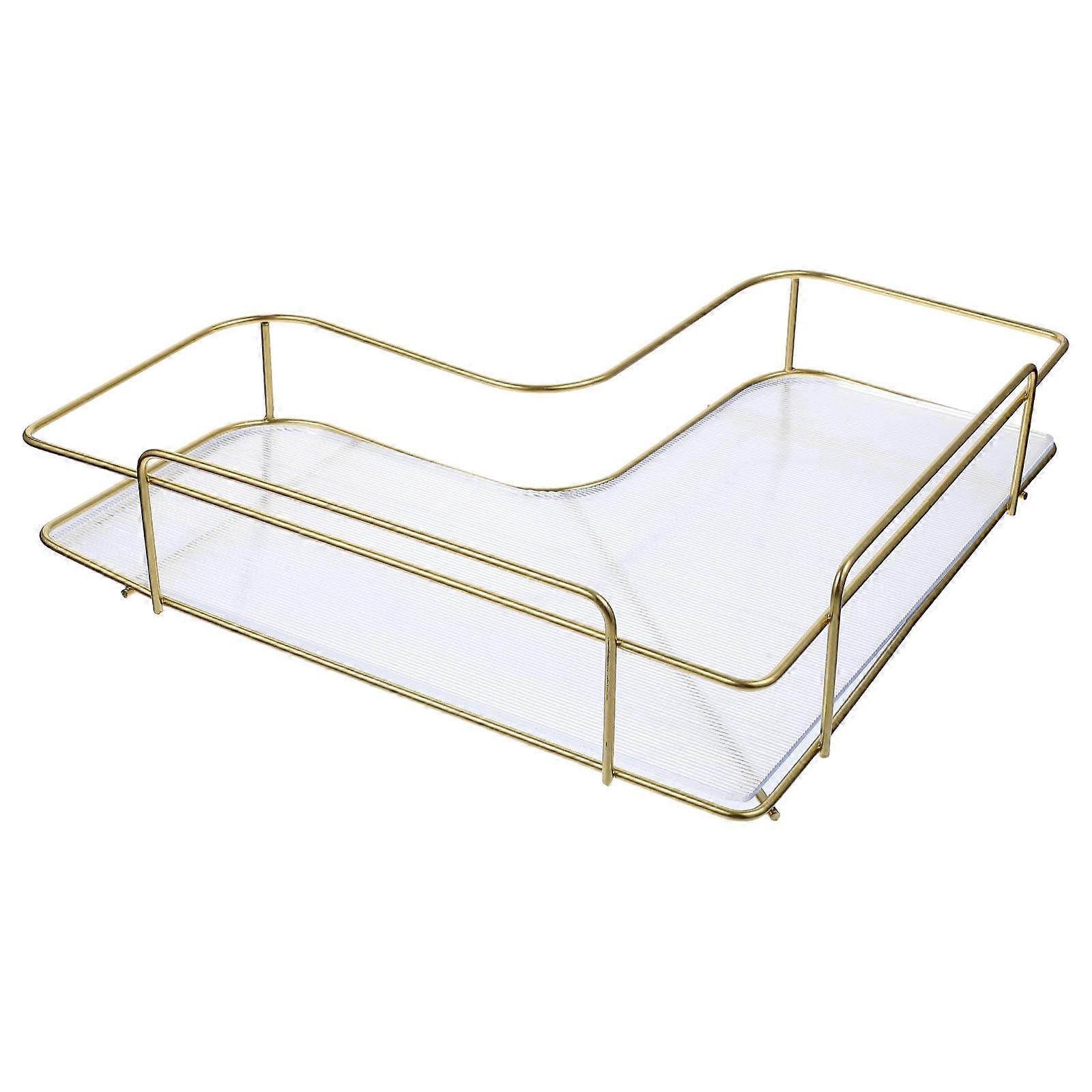 Multi Material Acrylic Rack for Bathroom Wall Storage in One Set