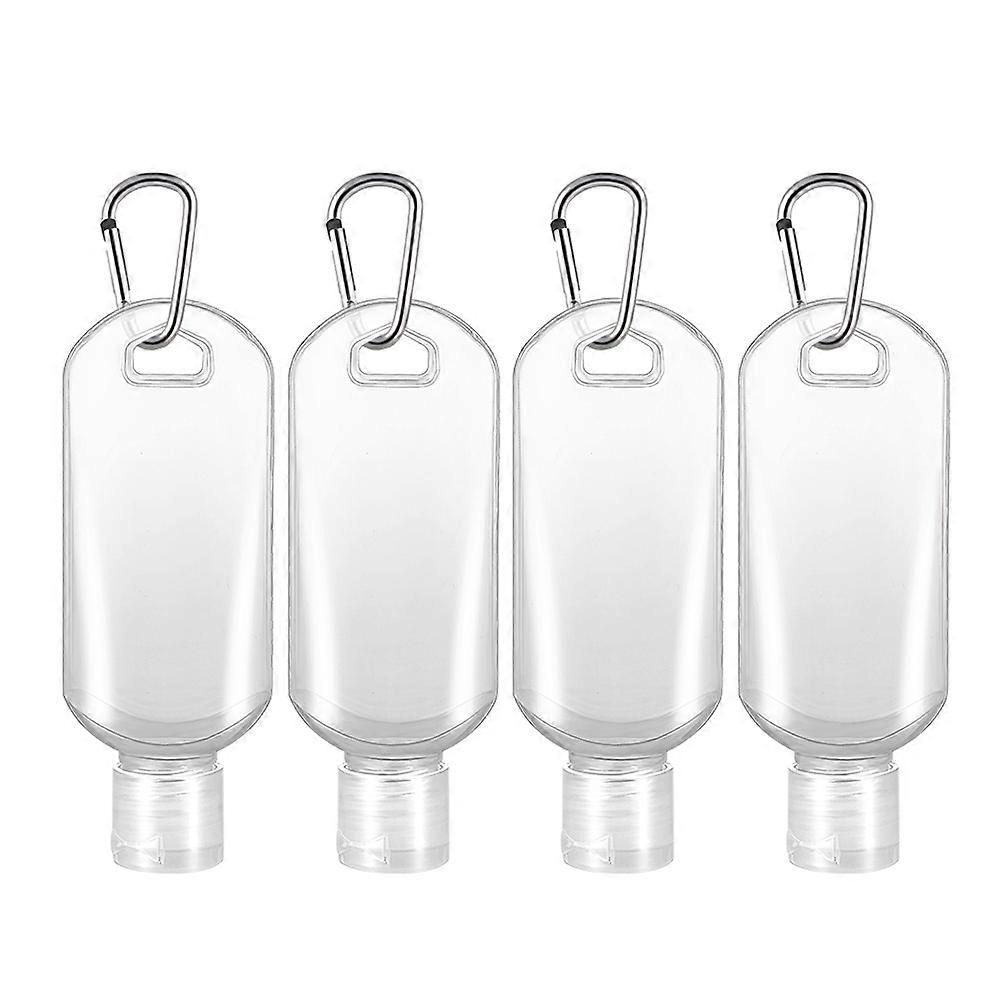 Press Bottles 8Pcs Refillable Bottles with Hook for Outdoor Activities