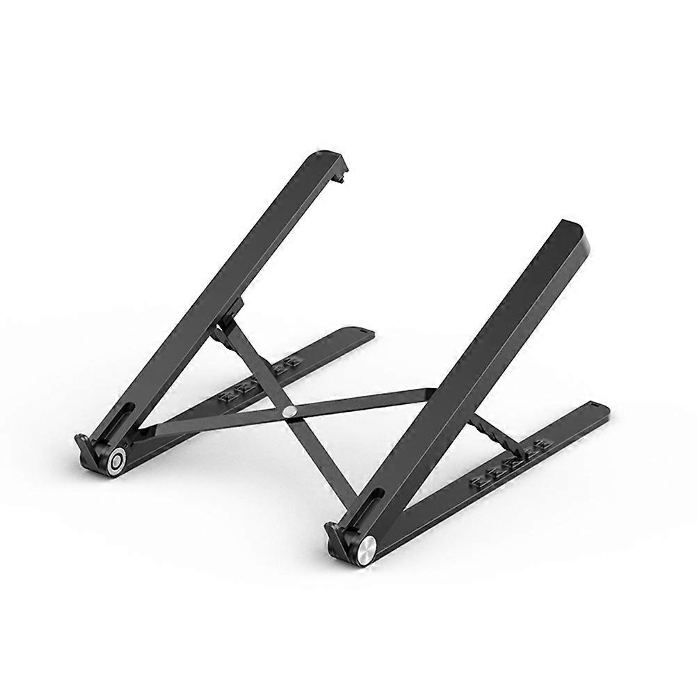 Laptop Rack for Desktop Use 3Pcs Black Portable Adjustable Holder
