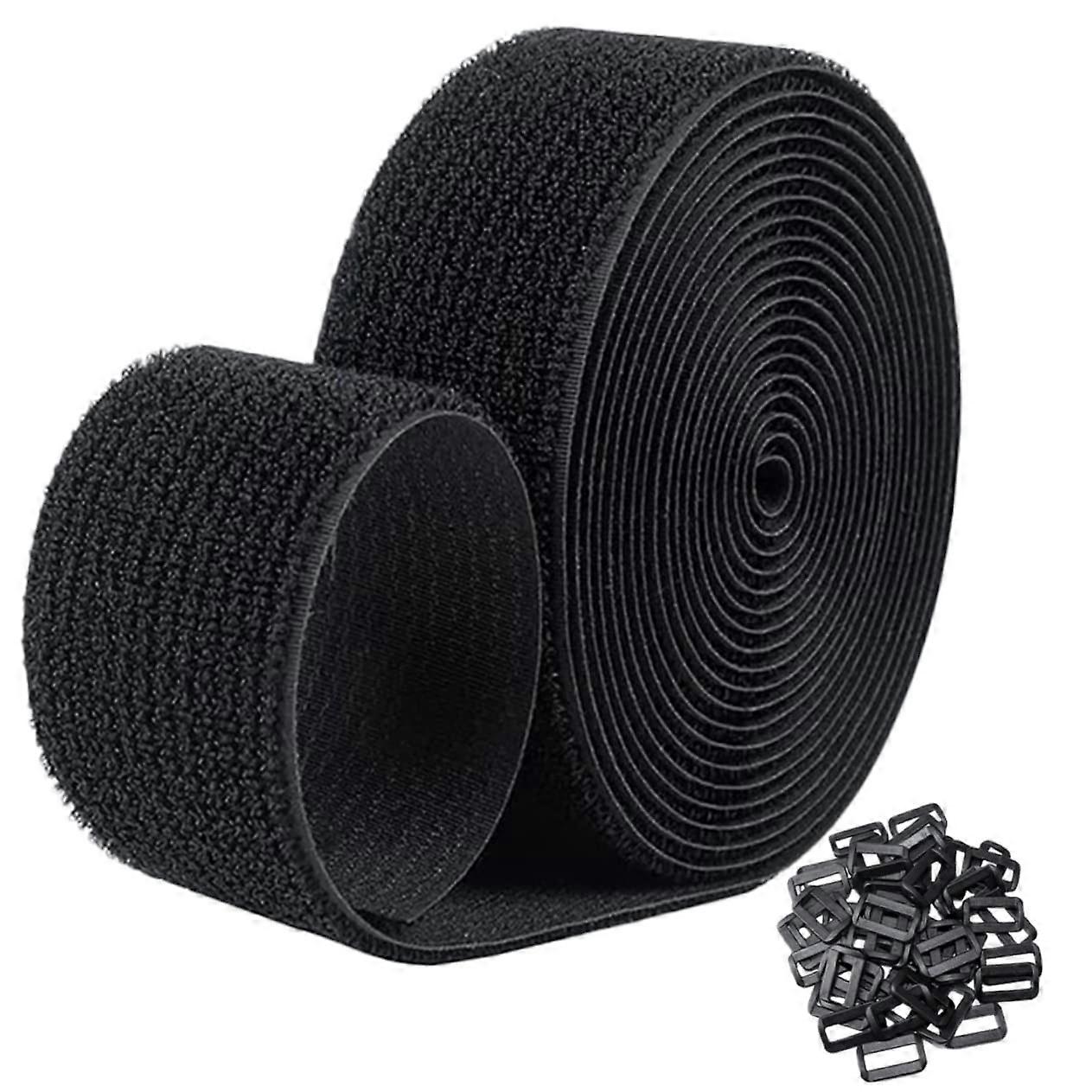 Reusable Adjustable Cable Straps with Buckles for Efficient Wire Management and Organization