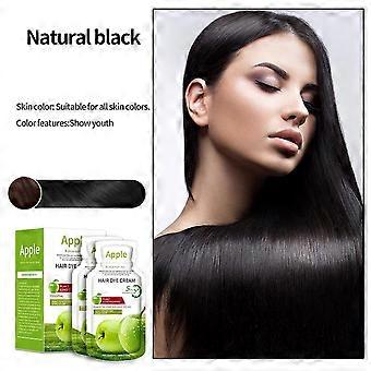 DIY Apple Hair Coloring Shampoo Plant Natural Hair Cream Household Hair Washing Shampoo Dye