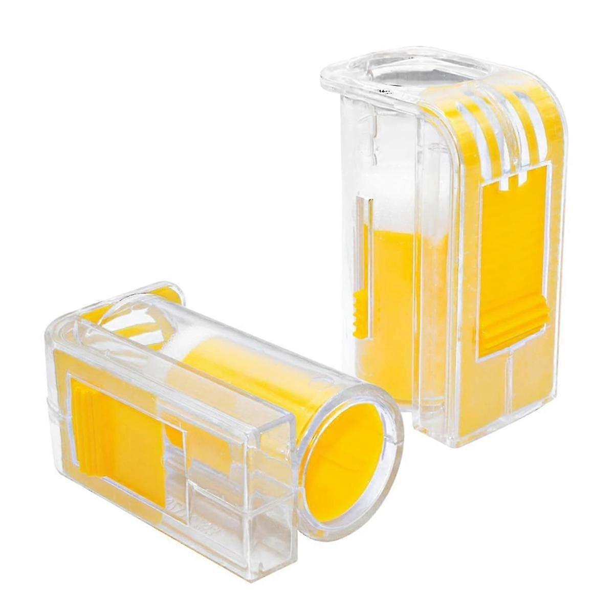 2PCS Queen Bee Marking Bottle Queen Bee Clip Catcher Holder
