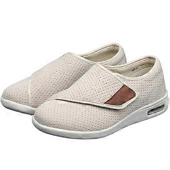 Orthopedic Walking Shoes for Elderly - Adjustable Wide Fit, Breathable Mesh & Hook-Loop Closure