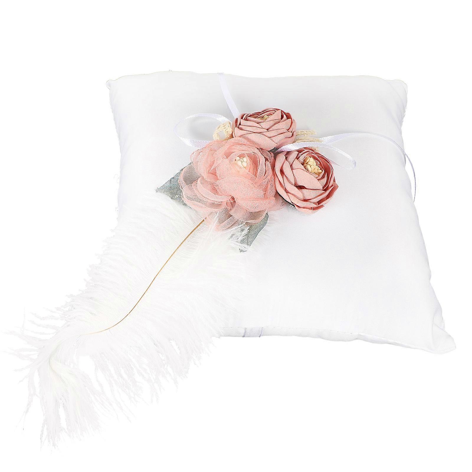 Gifteringputeduk Blomsterdesign for ringbryllupsutstyr