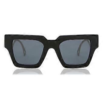 Versace VE4431 GB1/87 Full Rim Svarta Dam Fyrkantiga Solglasögon UV3 Original