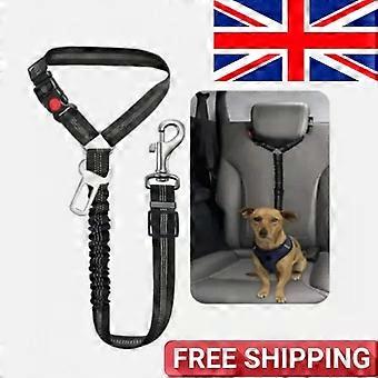 ANTI SHOCK Dog SEAT BELT pet Travel Car Safety Harnesses Lead Restraint Strap UK