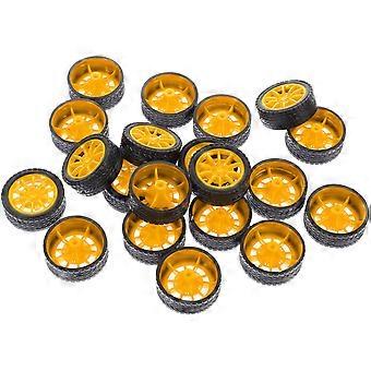 20pcs  Toy Wheels Toy Car Wheels Replacement Car Wheels DIY Car Assemble Wheels Kids Playthings