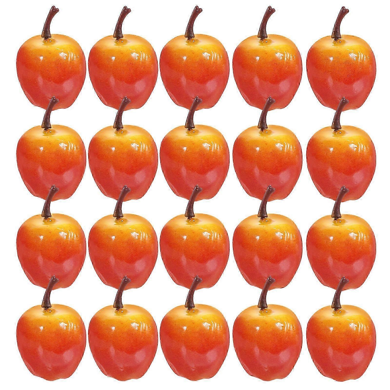20pcs Simulation Model Ornament Realistic Model Fruit Model Ornament