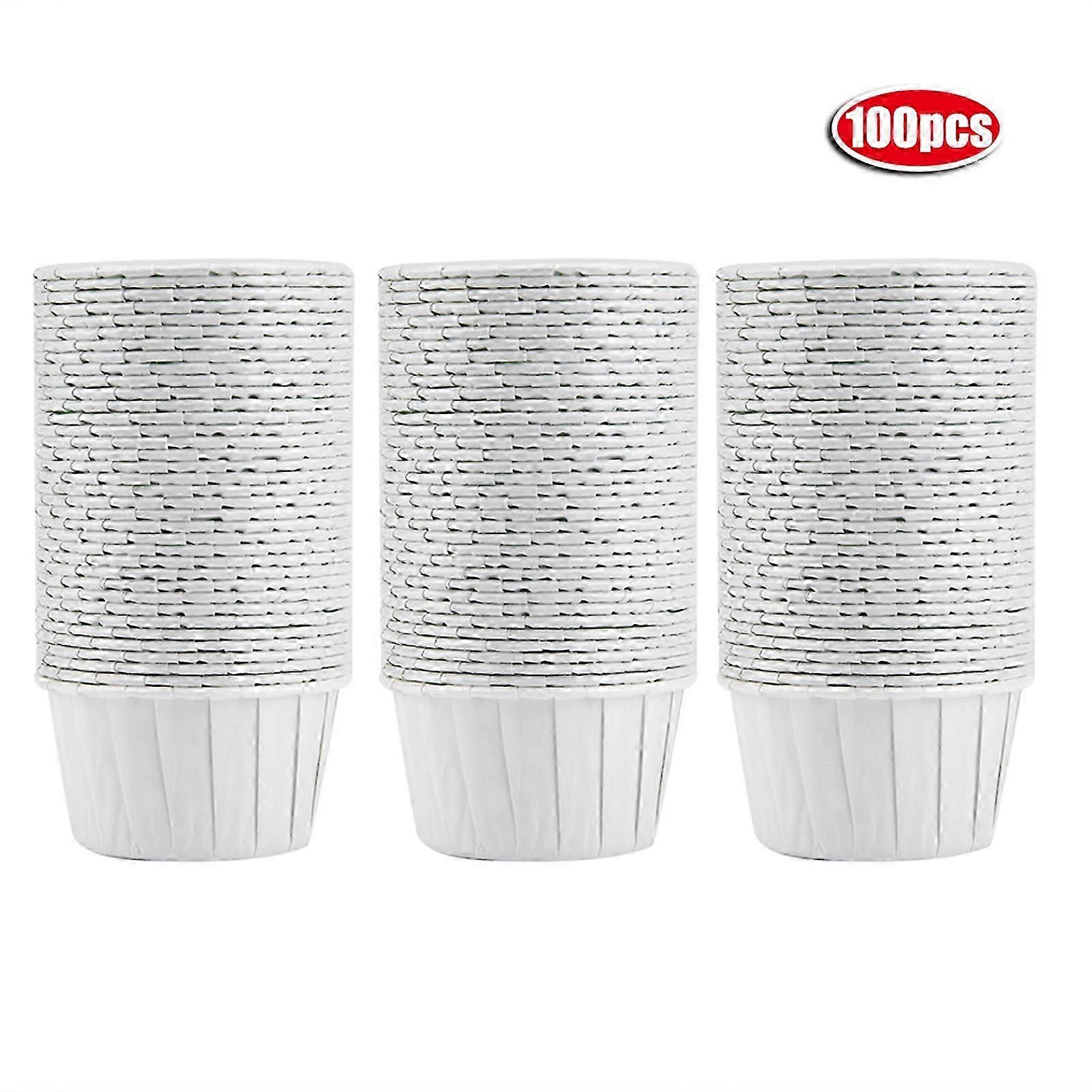 100pcs Mini Cupcake Liners for Baking,  Paper Muffin Cases-Good
