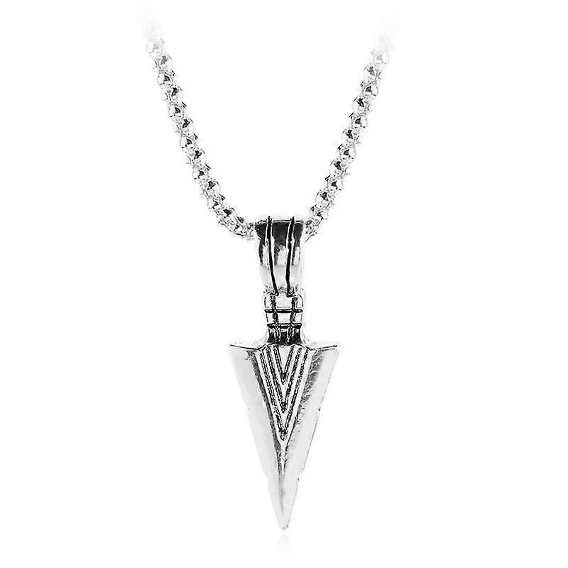 Fashion Chain Necklace Electroplating Rectangle Pendant