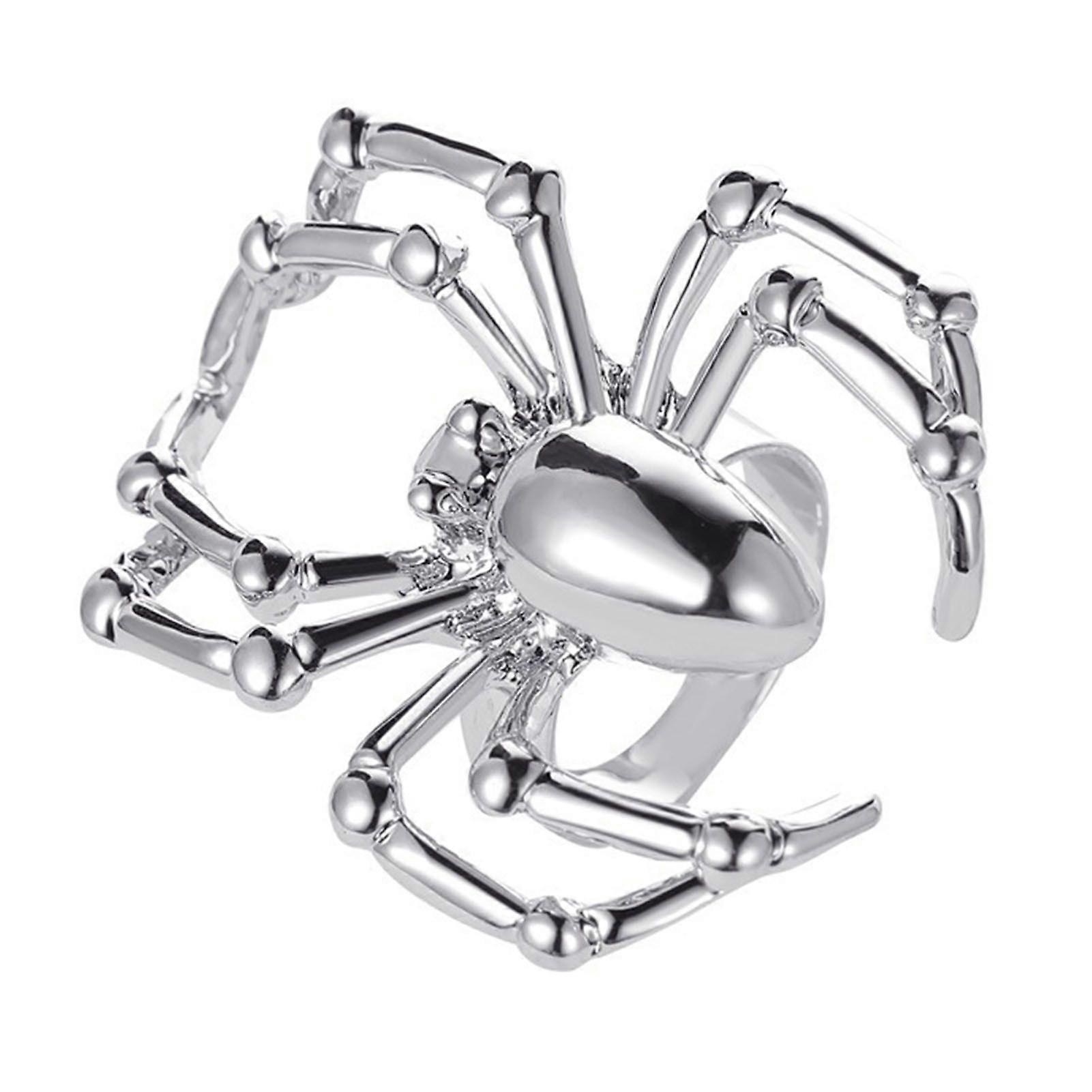 Adjustable Halloween Simulation Ring Exaggerate Your Style with Delicate Minimalism Tricky Personality Ring