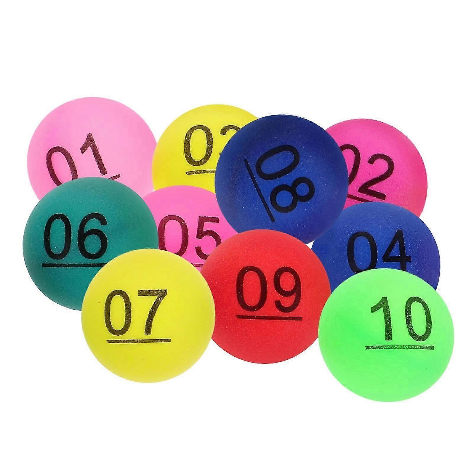 Raffle Drawing Balls Numbered Balls for Fun 10Pcs