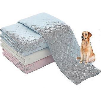 Washable Reusable Pee Pads For Dogs | 2-pack Blue, Pink | 100% Waterproof & Extra Absorbent | Large Non-slip Puppy Pads | Pet