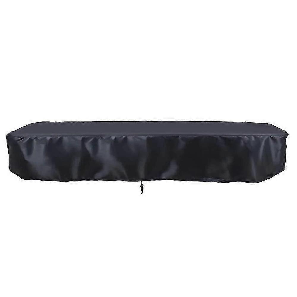 8ft Billiard Pool Table Cover with Drawstring Durable Waterproof Table Cover for Rectangle Table, Black