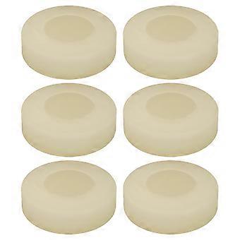 6pcs PVC Ice Hockey Pucks For Training And Games Sport Puck For Indoor And Outdoor Practice Classic Ice Puck Classic Puck Hockey Supply