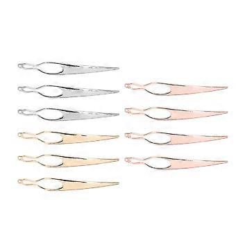 Dreadlock Tightening Tool 10pcs Alloy Interlocking Accessory with Storage Jar