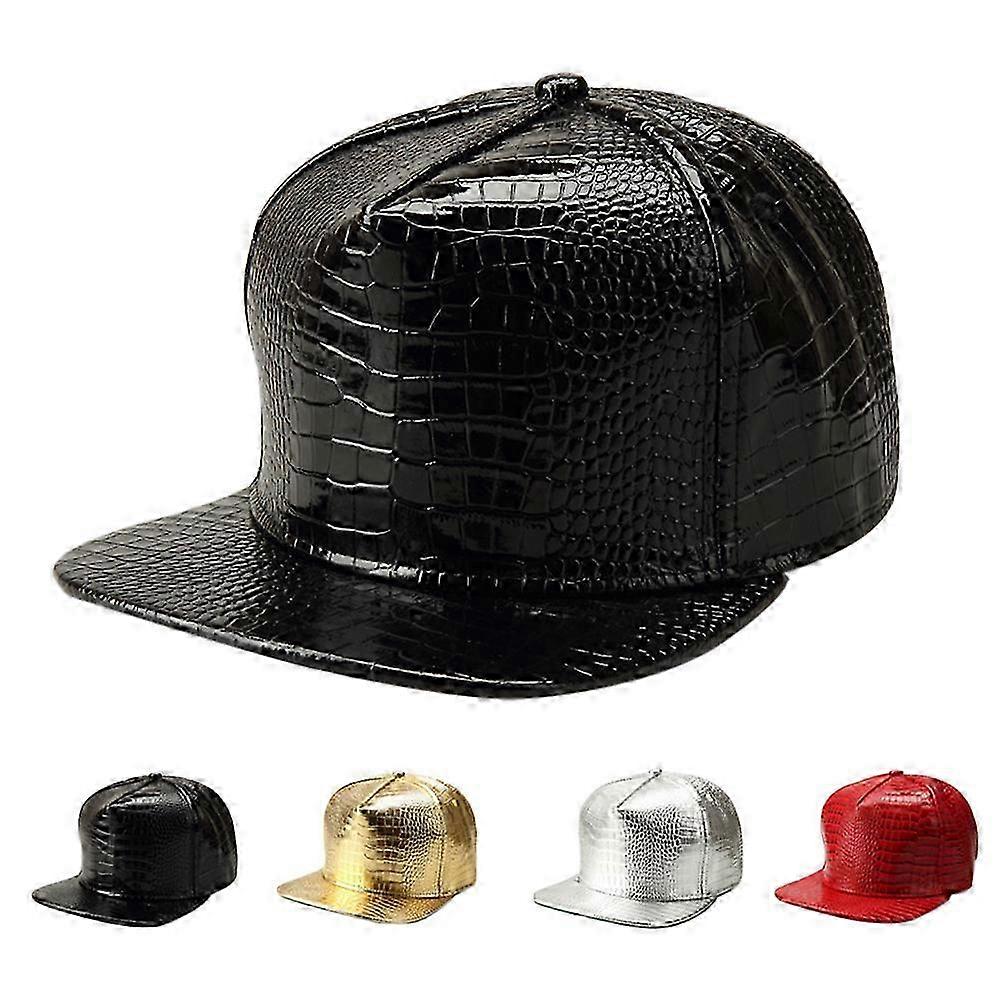 Snapback Hats PU Adjustable Baseball Caps 2Pcs compatible with Head Wearing