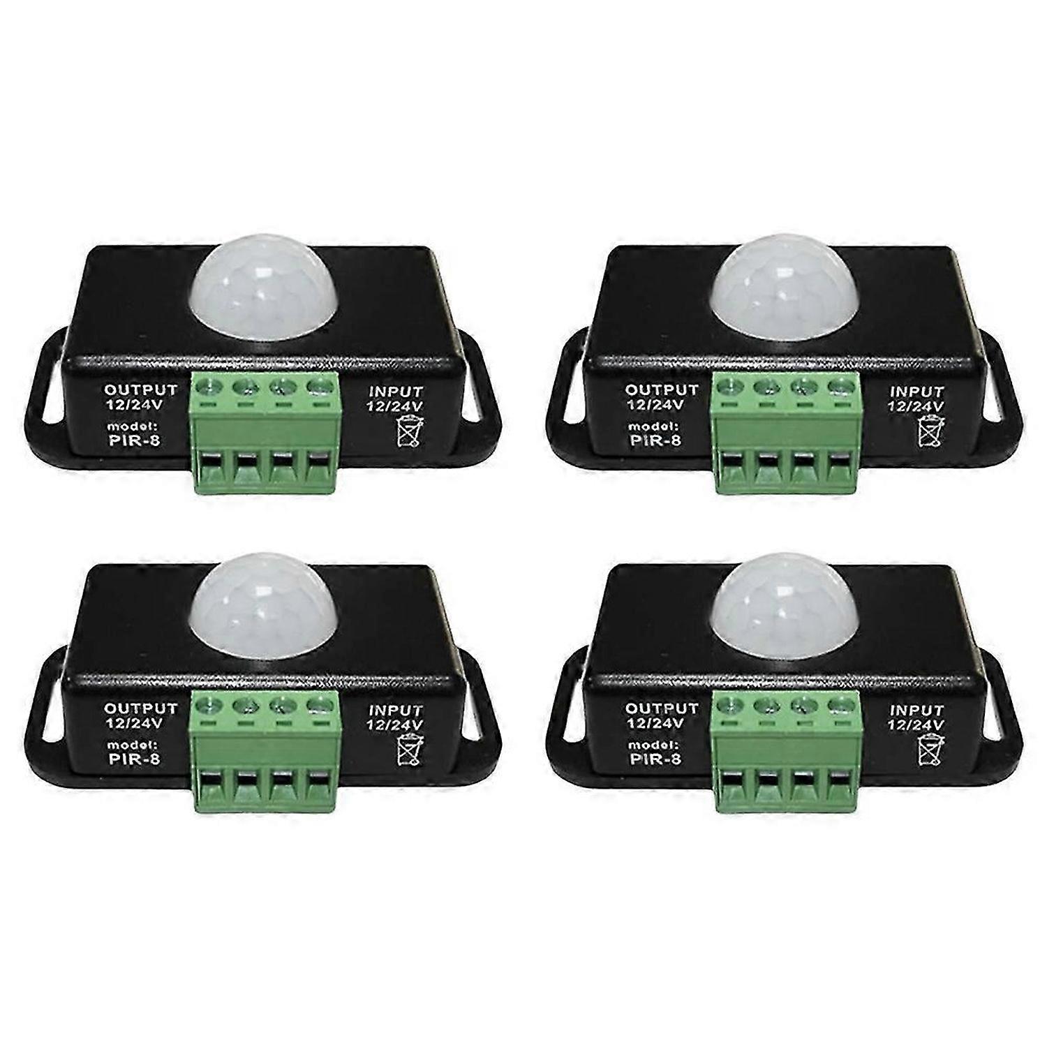 LED Motion Sensor 12V/24V DC, Motion Sensor Body Infrared Motion PIR Sensor Switch Automatic Wireless Light Bulbs Dimmer