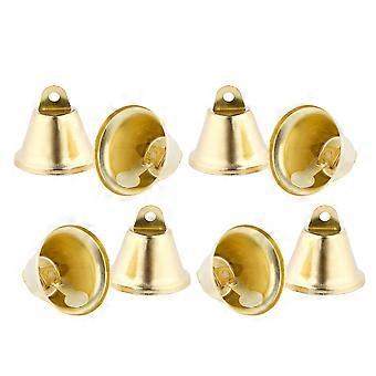 20Pcs Golden Metal Little Bells for Decor Christmas Handmade
