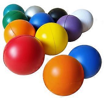 12 stk PU Leather Surface Sponge Soft Foam Balls Lette slitesterke baller til håndverk Bursdagsfest Bag Gaver