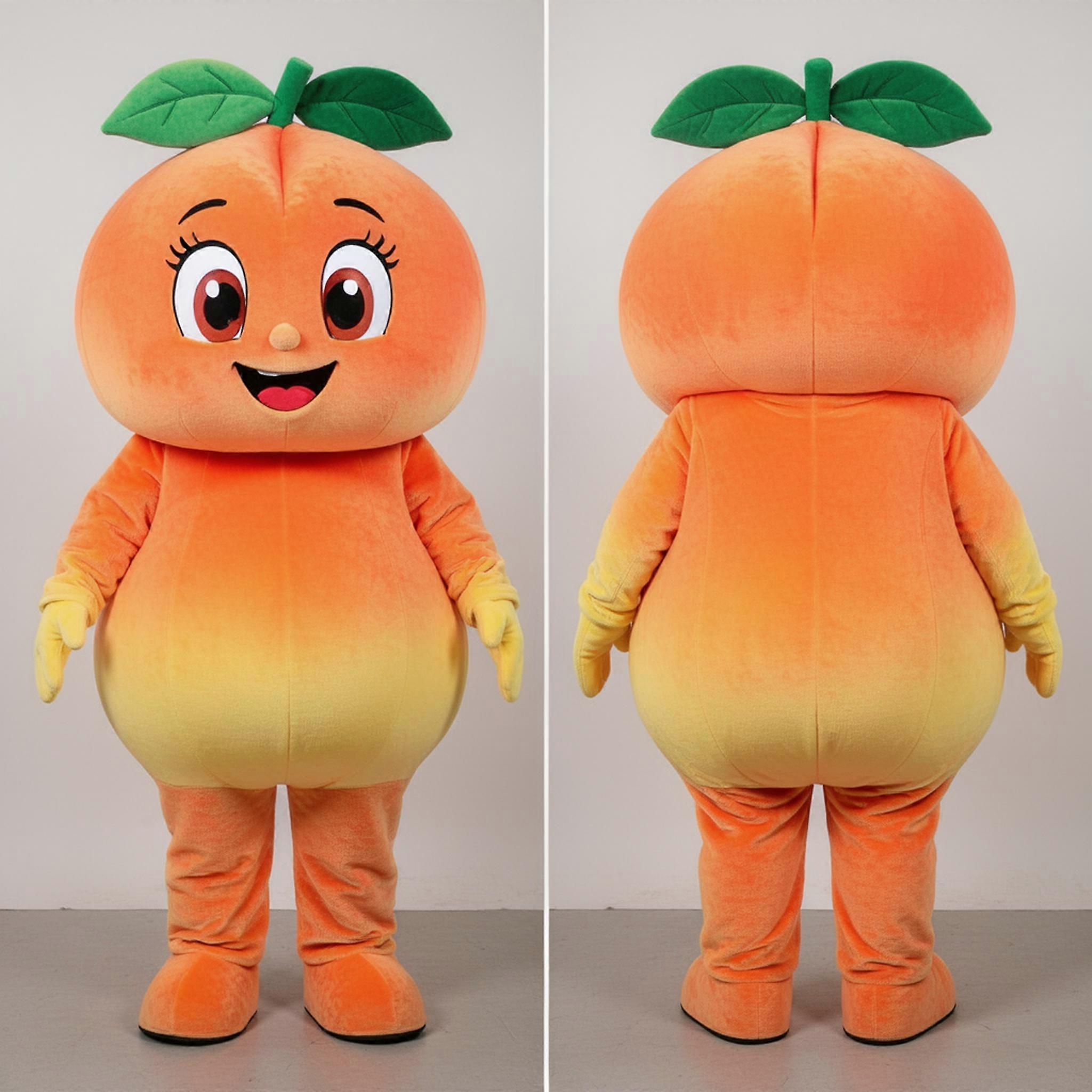 MASTICOT Golden Round Cartoon Fire Eater Mascot