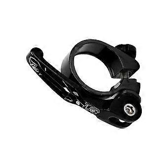 VIARON MTB Fiets Zadelpenklem van aluminiumlegering Zadelpenklem met snelsluiting 31,8 mm Zwart