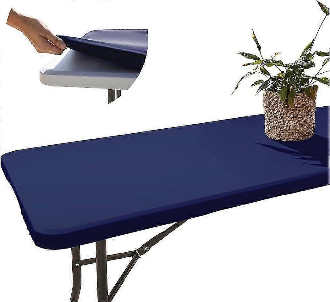 1pc Rectangular Outdoor Tablecloth Elastic Tablecloth