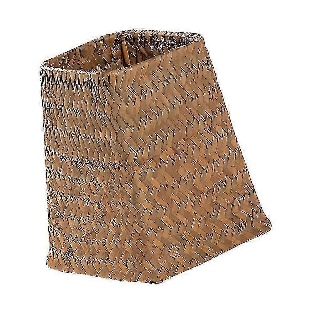 Round Seagrass Woven Basket Storage