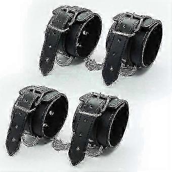 Leather Ankle Strap Flirt Toy Handcuffs Training Fitness Cuffs And Legs_ynao2