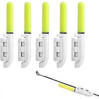 5pcs Angelrutenlicht, Rutenspitzenlichter für Nachtfischen, Wasserdichtes Nachtangeln Bissanzeiger Leuchtstab, Angelausrüstung Zubehör p20241126937 s20241