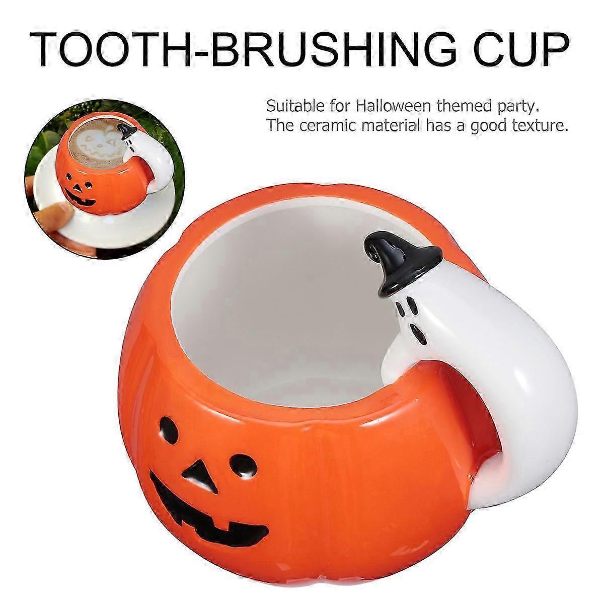 Creative Ceramic Pumpkin Mug 1Pcs Halloween Storage Cup