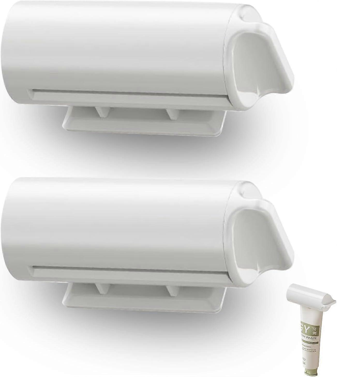 2-Piece Toothpaste Tube Squeezer, Toothpaste Dispenser, Rotating Toothpaste Tubes, Bathroom Accessories, for Toothpaste, Creams