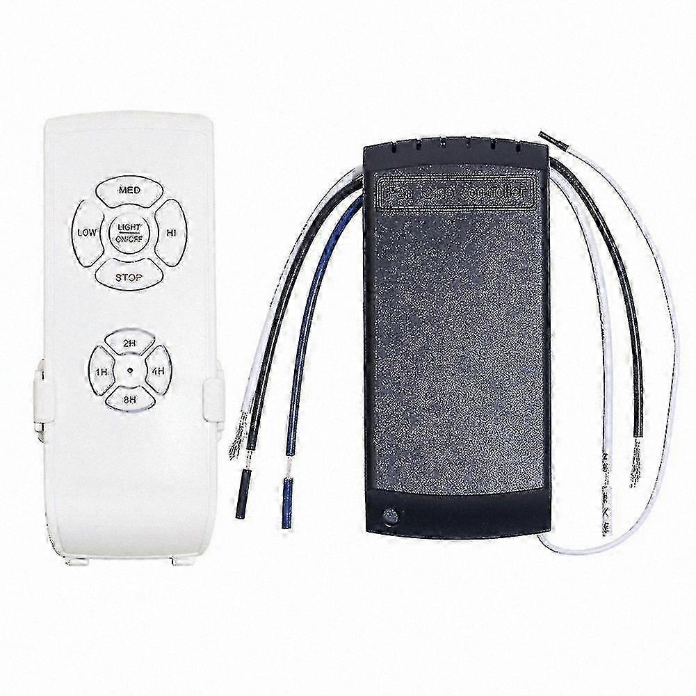 Universal Ceiling Fan Light Remote Control Set AC 220V Timer Function Speed Adjustment