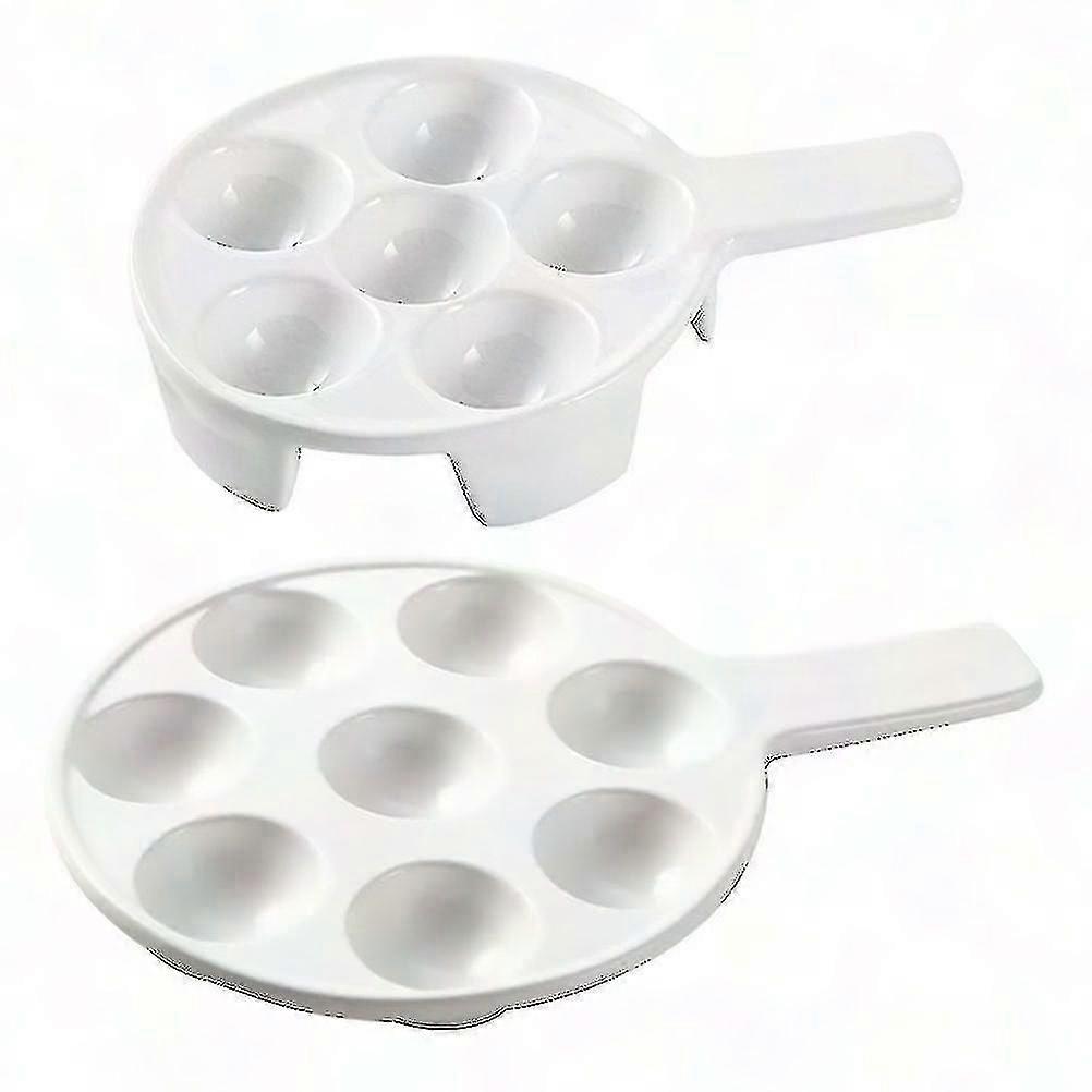 2pcs Round Snail Baking Pans for Roasting & Cooking