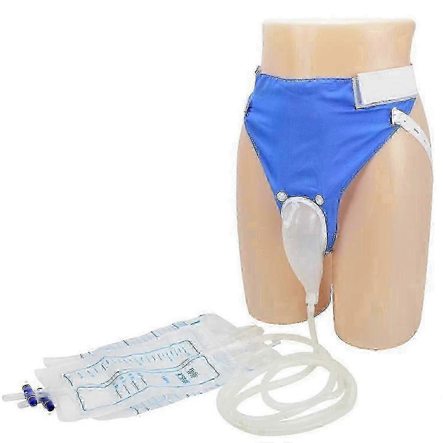 Flexible Silicone Urinal With Catheter