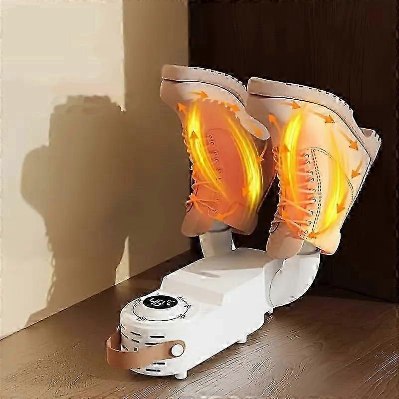 Rotating-Stand Portable Shoe Dryer Warmer
