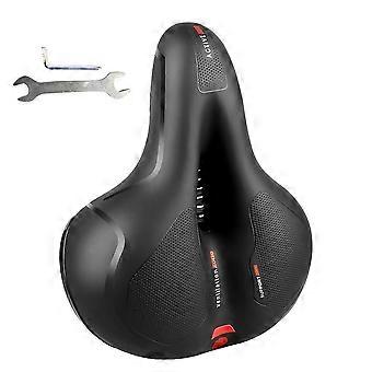 Dual Shock-Absorbing Memory Foam Saddle with Honeycomb Ventilation