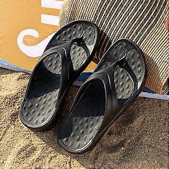 Leichte, rutschfeste Zehentrenner mit Plateausohle für Damen, ideal für Strand, Freizeit und Outdoor.