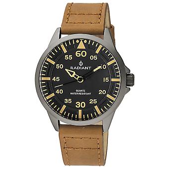 Stralende Oakwell Quartz analoge man horloge met RA476602 Cowskin armband